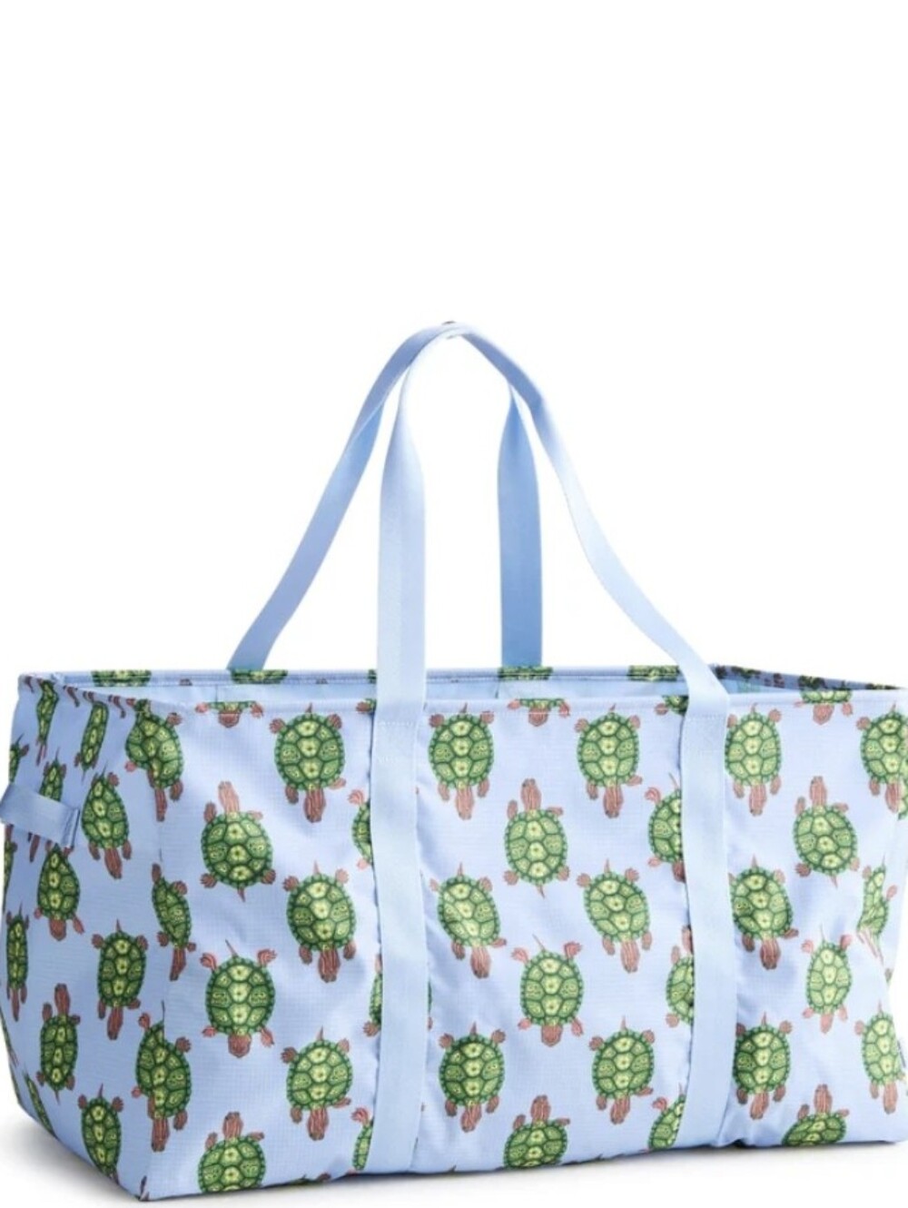 Vera Bradley Large Car Tote In Turtle Slow Dance Decor NWT - Picture 2 of 12